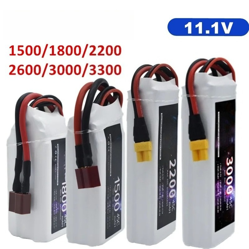 Drone Battery Adapter - LiPo-Akku 3S 1500mAh 1800mAh 2200mAh 2600mAh