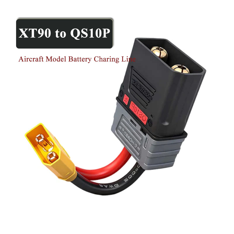 Drone Battery Adapter - QS10P zu XT90 Akku-Ladekabel Pflanzenschutzmaschine Flugzeugmodell