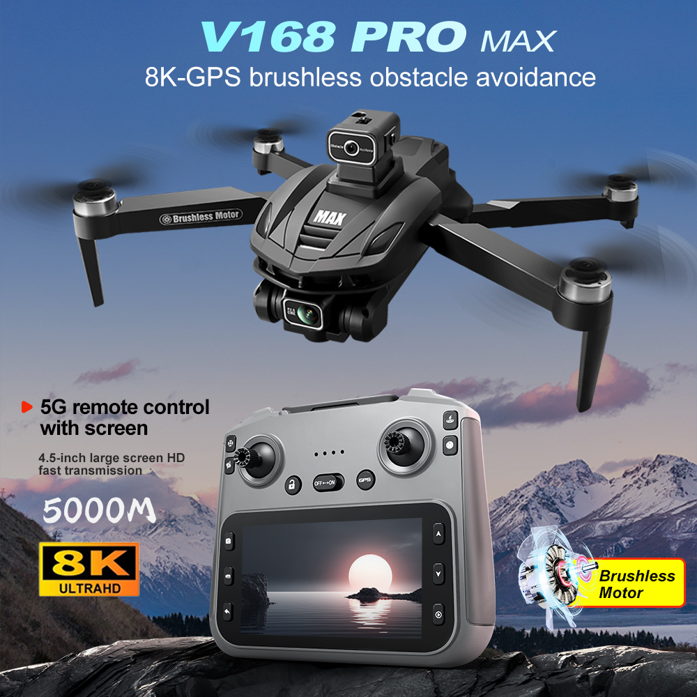 Drone Controller Screen - V168 PRO Max GPS Drohne 8K