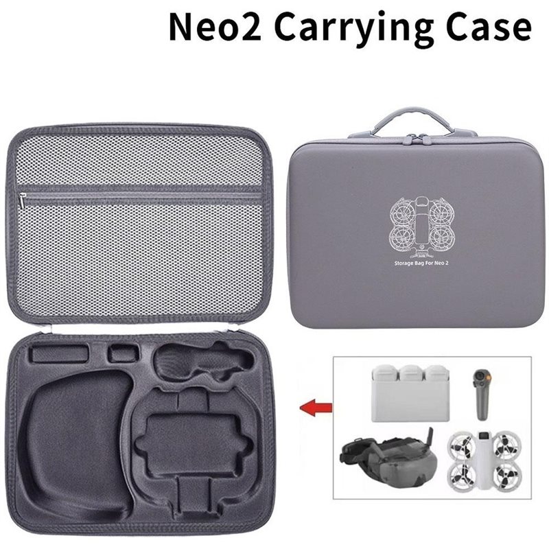 Drone Carrying Case - Reisetasche für DJI Neo2 Drohne, Hartschalenkoffer,
