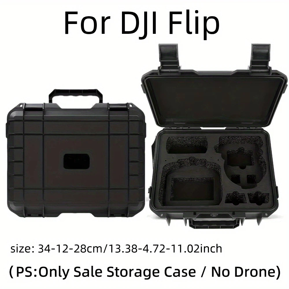 Drone Hard Shell Case - Für DJI Flip Hartschalen-Aufbewahrungskoffer, kompatibel mit