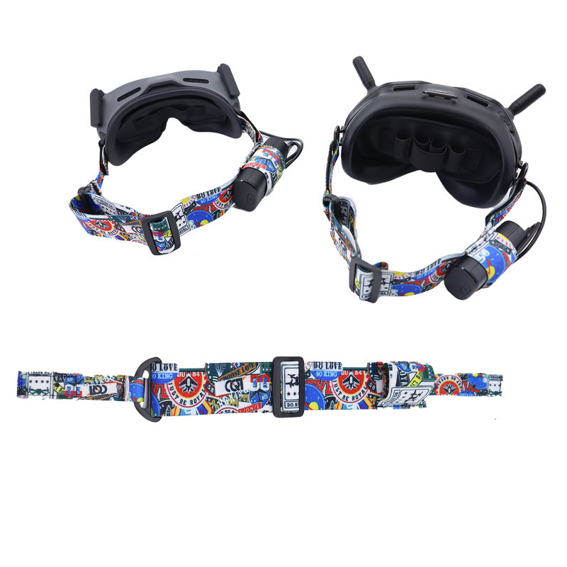 Drone Neck Strap - Schutzbrille Kopfgurt Stirnband Gummibänder für Dji-Brille