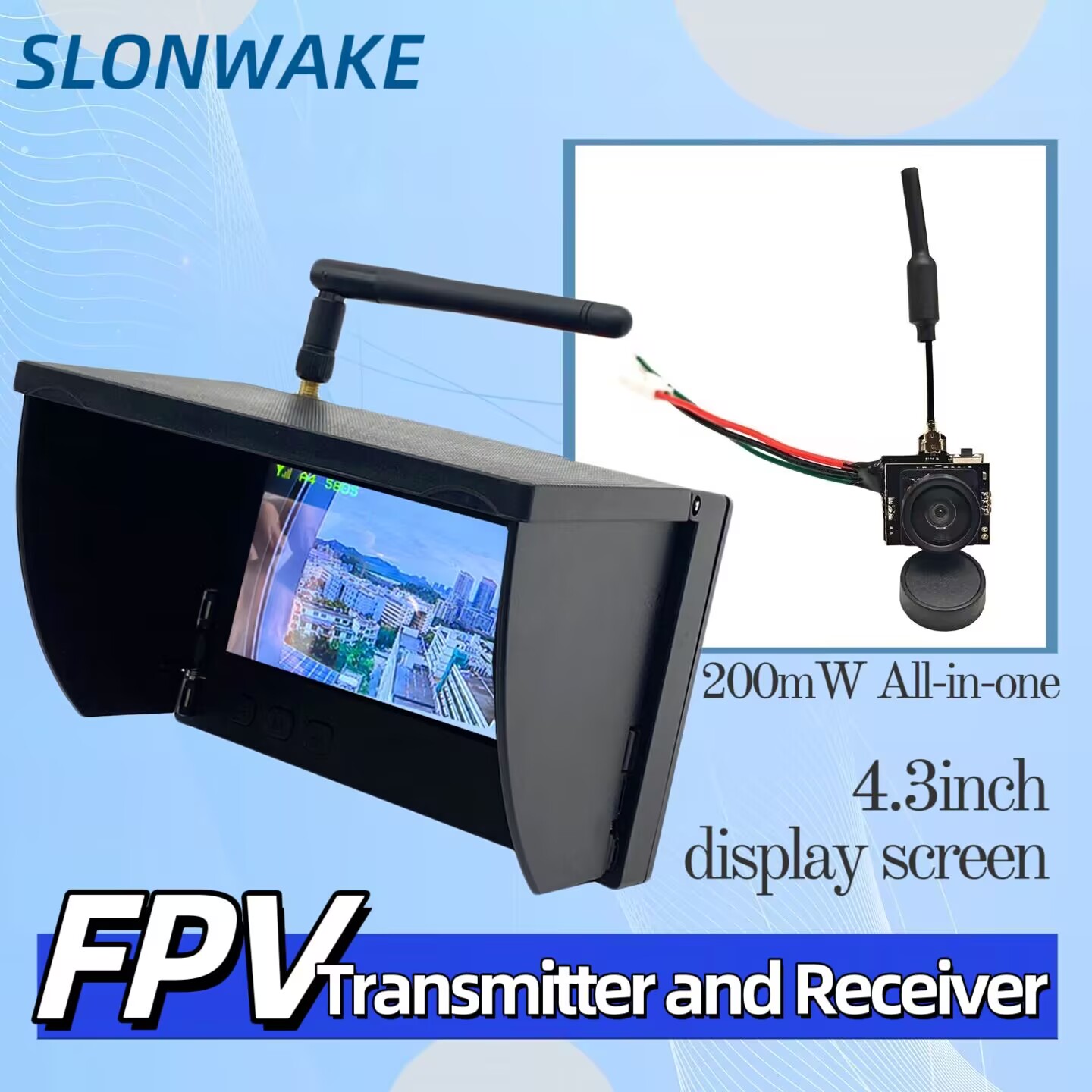 SLONWAKE 5,8G analoge Videoübe – Drone Controller Screen Bewertung und Preis