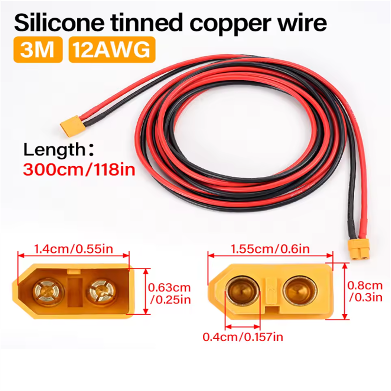 12AWG XT60 Männlich Weiblich U – Drone Battery Adapter Bewertung und Preis