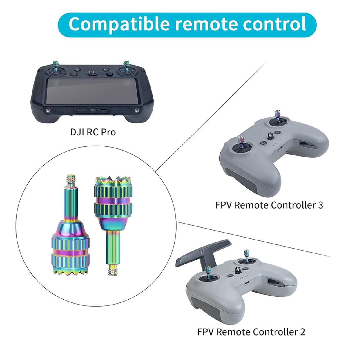 DT75BG 4 Stück Metall-Steuerkn – Drone Control Stick Bewertung und Preis