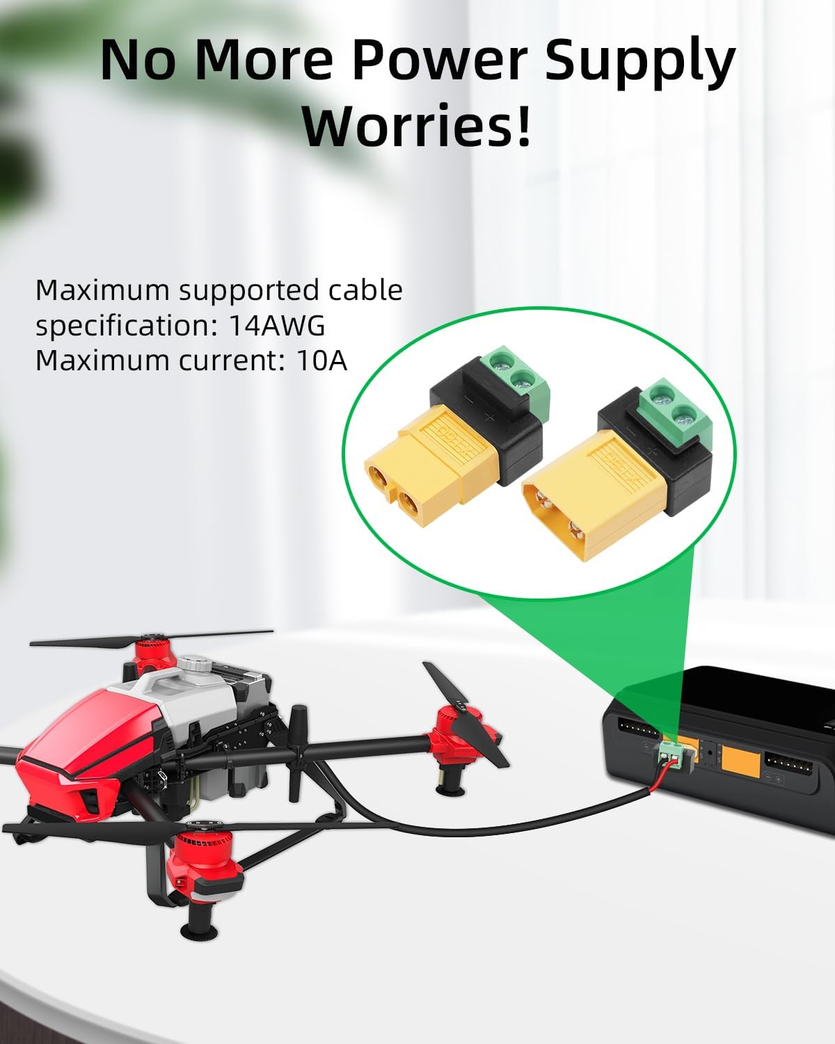 2-Pin XT60 Lötfreier Stecker-B – Drone Solar Charger Bewertung und Preis