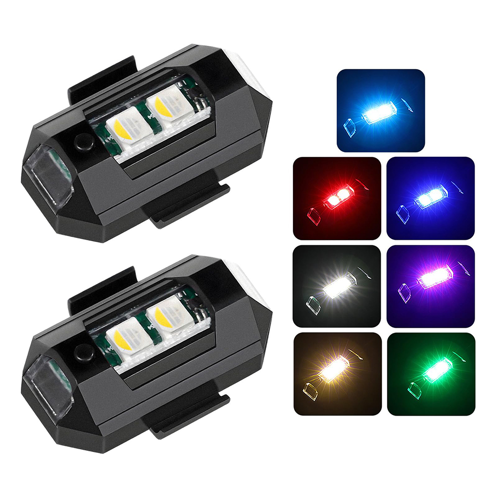 2 Stück Mini-LED-Blitzlichter, – Drone Beacon Light Bewertung und Preis