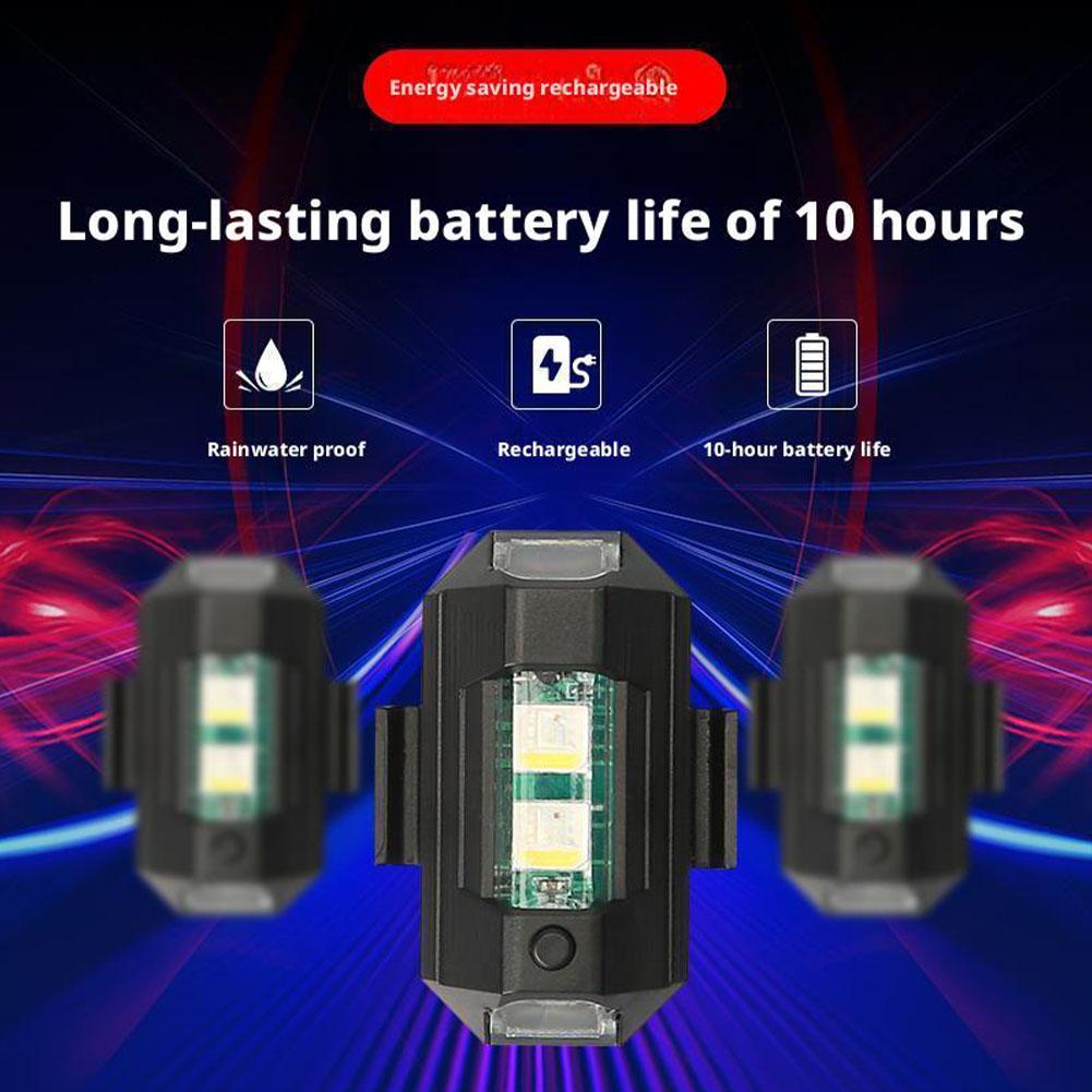 2 Stück Mini-LED-Blitzlichter, – Drone Beacon Light Bewertung und Preis