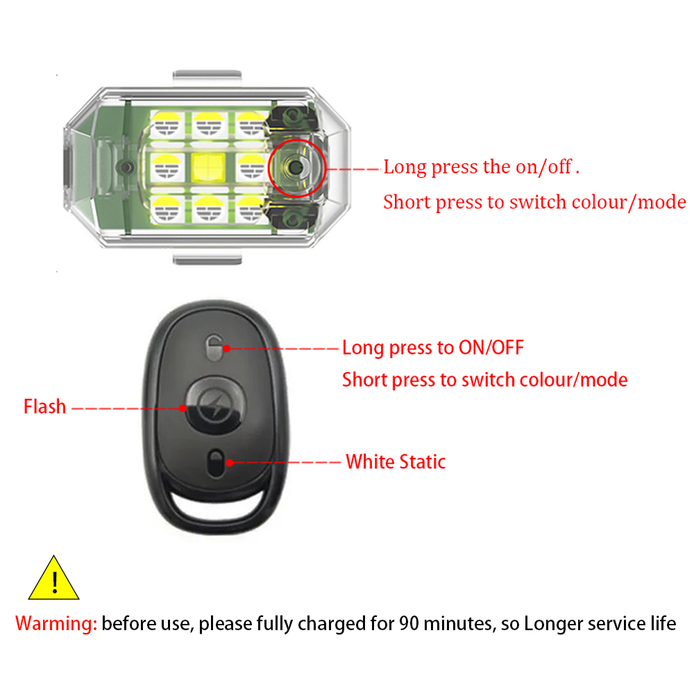 1/2/4 stücke Drahtlose LED Dro – Drone Beacon Light Bewertung und Preis