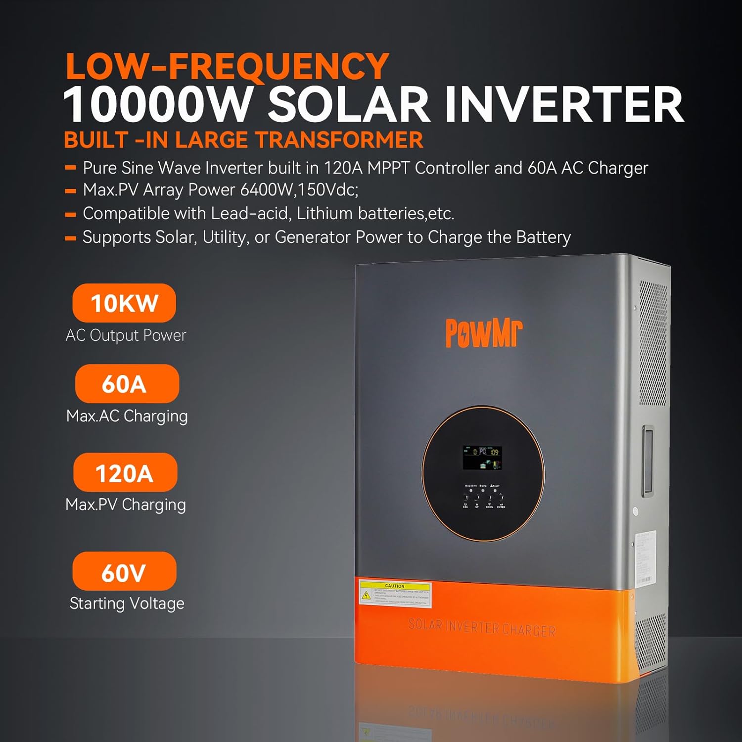PowMr 10KW 5KW Split-Phase-Wec – Drone Solar Charger Bewertung und Preis